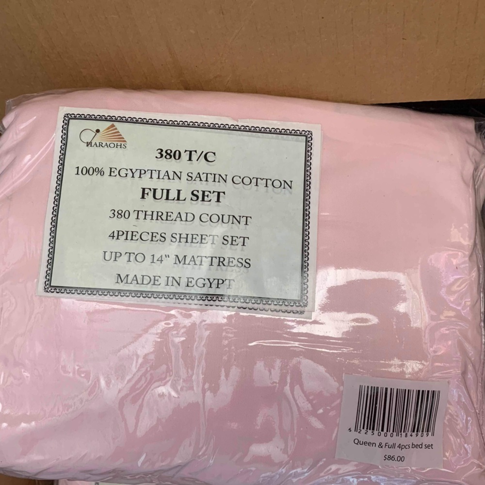 COPY - COPY - Full Set / Egyptian satin sheet set